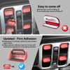 DIAMOOKY 4PCS Upgraded Window Switch Button Cover Compatible with Jeep