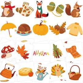 Fancy Land 140Pcs Thanksgiving Temporary Tattoos for Kids Individual Tattoo Stickers for Boys Girls Autumn Harvest Themed Party Decoration Favors Goodie Bag Stuffers