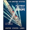 S.S. United States Ship Advertisement Catalog Photographic Print 8.5x11"