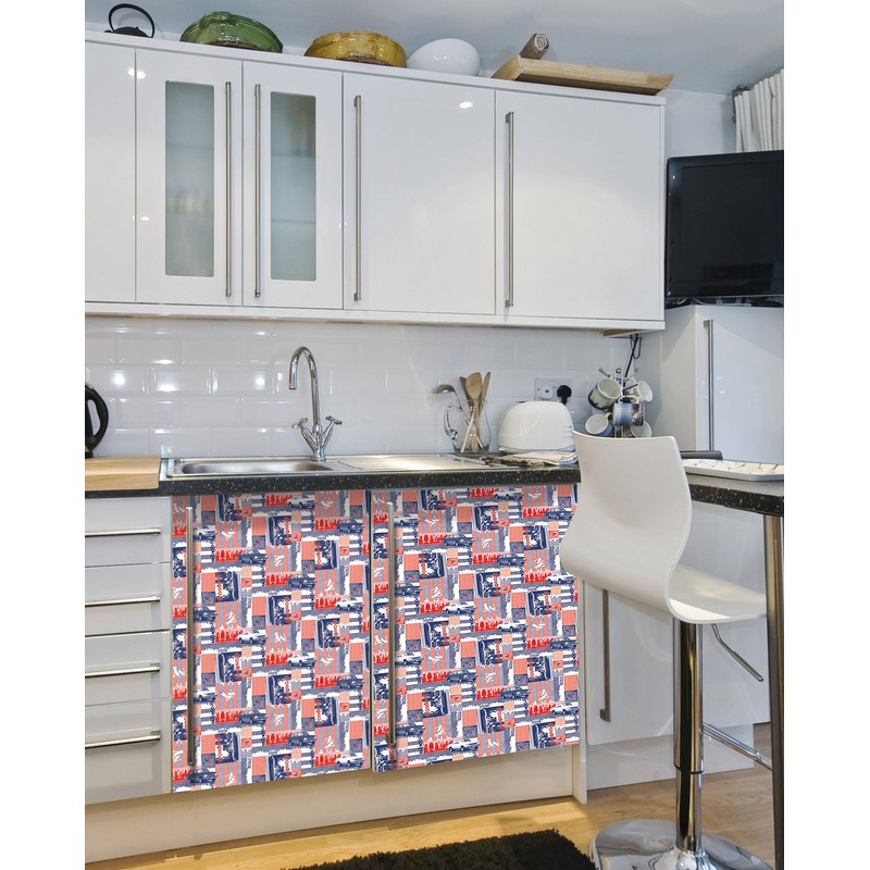 d-c-fix Self-Adhesive Film, Broadway, 17.71" x 59" Roll, 346-0582