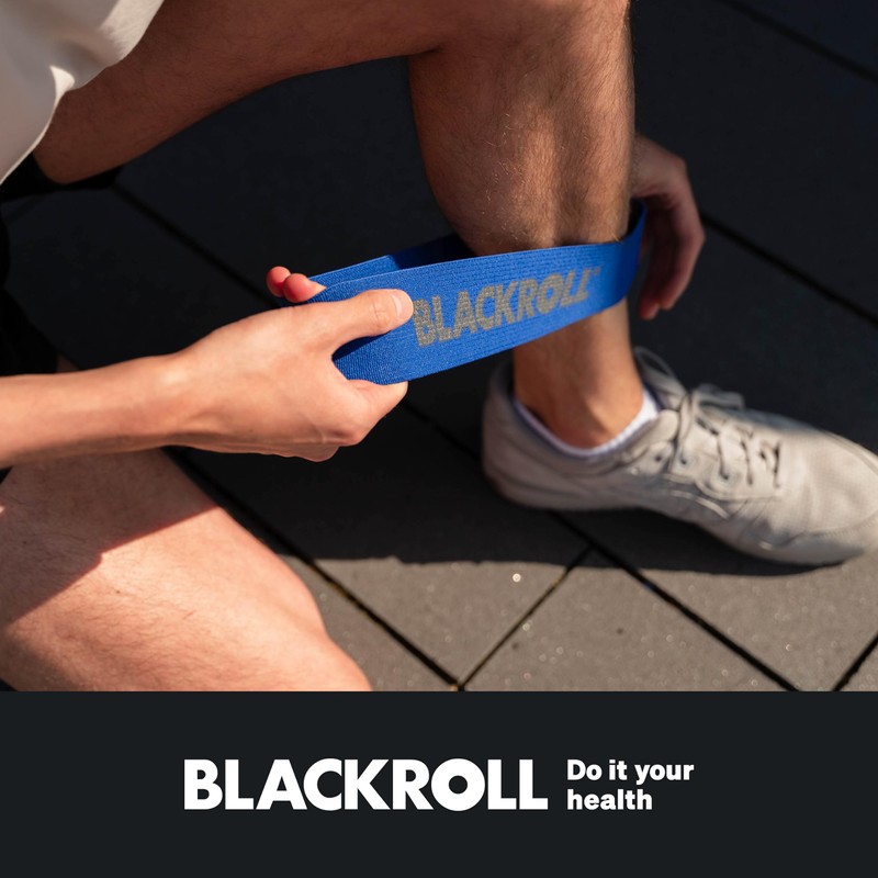 BLACKROLL Exercise Fitness Bands in different resistance grades and colours