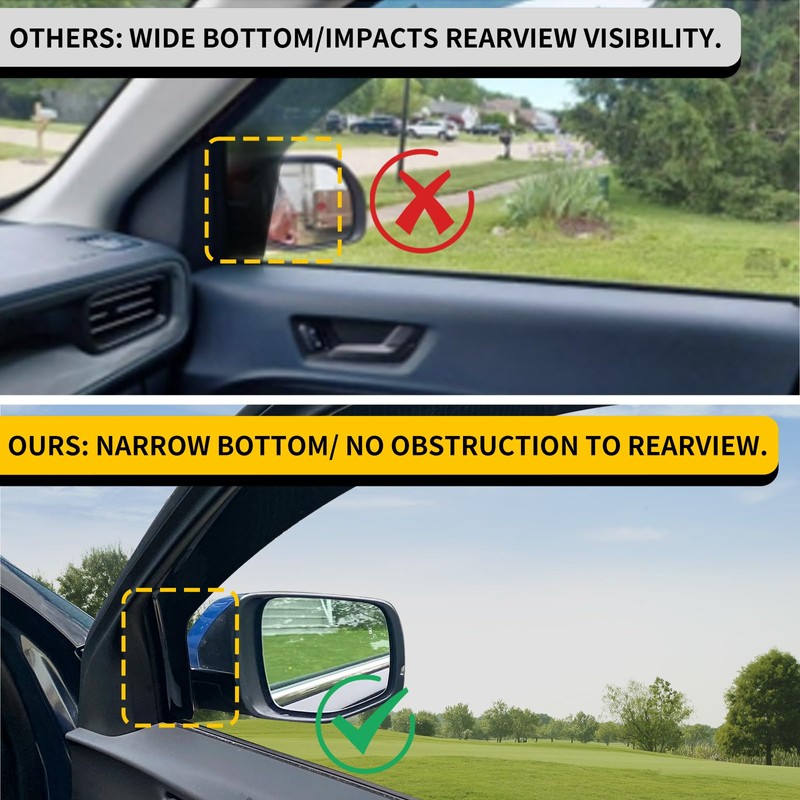 Maxzina Visor Rain Guards Compatible with 2023-2025 2026 Honda Pilot