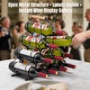 Tocemei Countertop Wine Rack & Wine Bottle Holder - Industrial