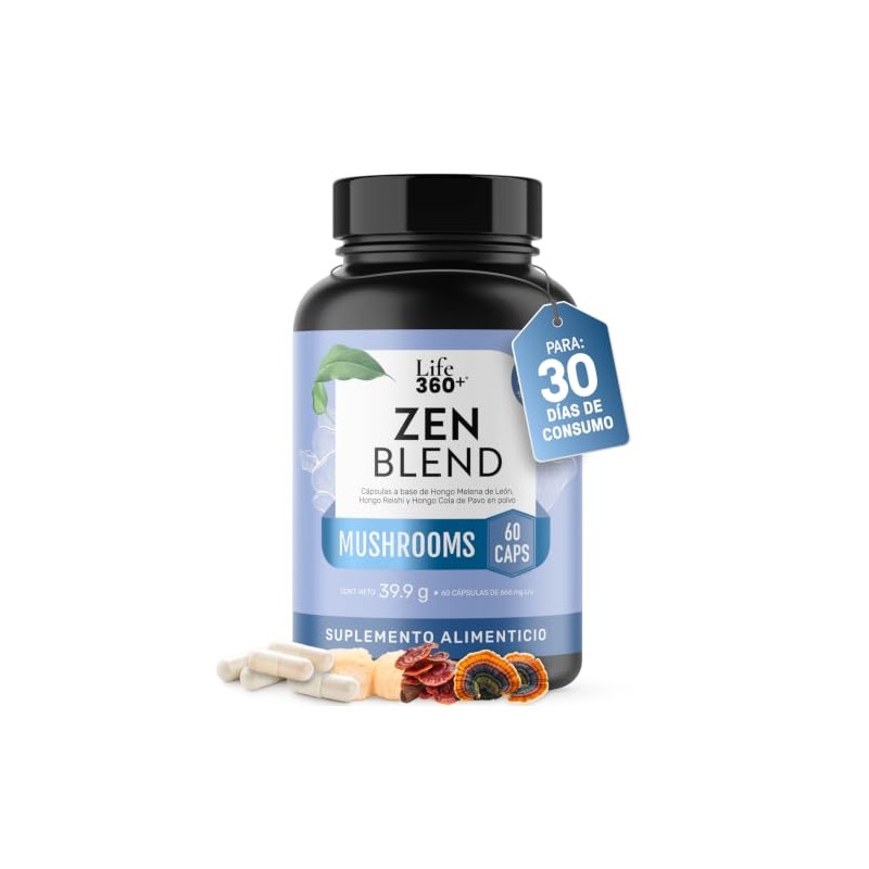 LIFE 360+ Zen Blend con Melena de León | 60