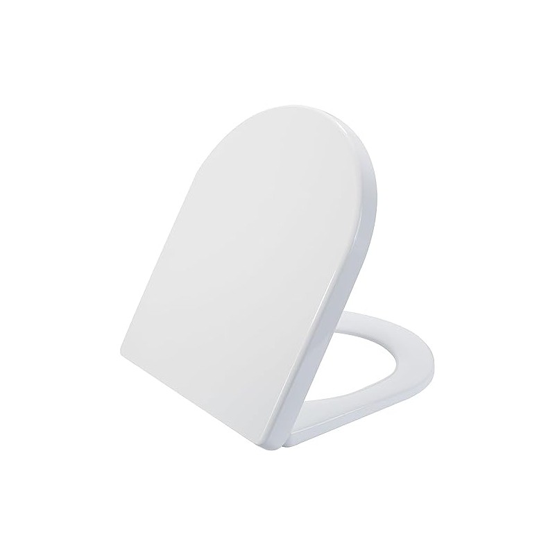 Soft Close Quick Release Toilet Seat Elongated- Heavy Duty Adjustable