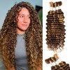 26 Inch Human Braiding Hair Deep Water Wave 4 Bundles/Pack