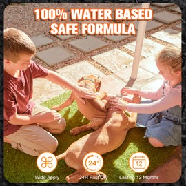 Teexpert Mulch Glue, 33.2OZ Rock Glue for Landscaping, Strong Pea Gravel Binder Stabilizer, Max Mulch Lock Anchor Spray, Safe Landscape Adhesive for Garden Border Decor Dries Clear