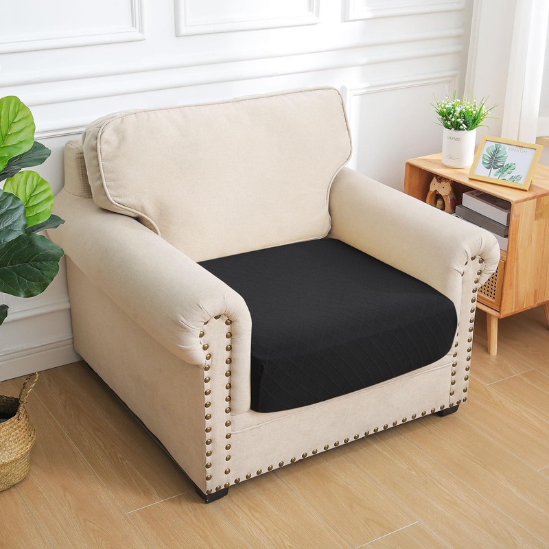 hyha Jacquard Couch Cushion Covers, Magic Sofa Slipcovers Washable, Diamond