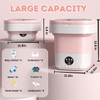 Portable Washing Machine, 12L Foldable Mini Washer with 3 Intelligent