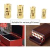 Pack of 4 Invisible Barrel Hinge, Invisible Barrel Hinge, Concealed
