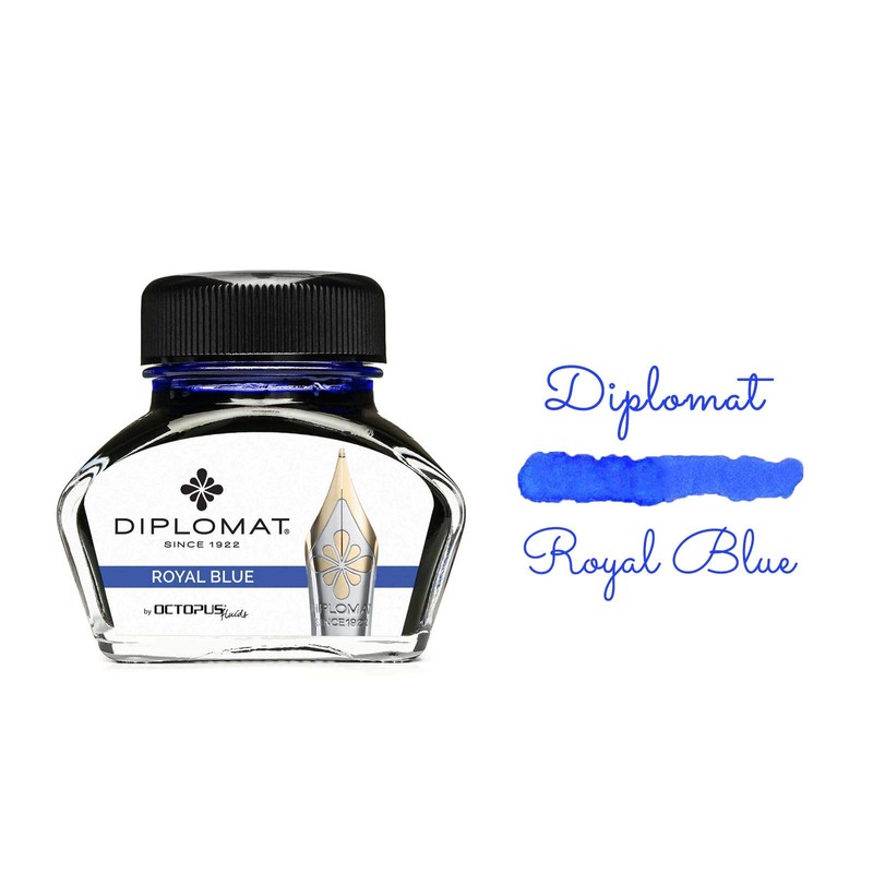 Diplomat Royal Blue Octopus Ink Bottle 30ml