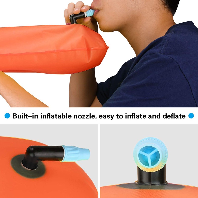 JOTO 2 Pack Swim Buoy Float for Open Water, Swimming