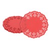sourcing map 100pcs Paper Doilies, 3.5 Inch Lace Paper Doilies,