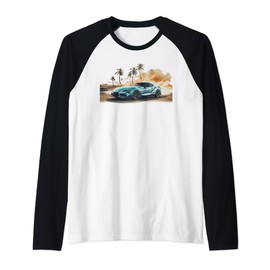 Supra Sports Car Raglan Baseball Tee