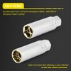EMENTOL 5PCS 3/8" Drive Magnetic Spark Plug Socket Set, CR-V,