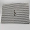 Yeves Saint Laurent Women Pouch White & Gold New 2024