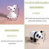 WEWAYSMILE 5 Pcs Hand Blown Glass Figurines Glass Animals Includes