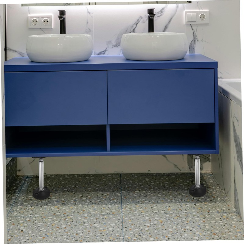 Operitacx Adjustable Undermount Sink Holder Made of Steel, Sturdy Kitchen