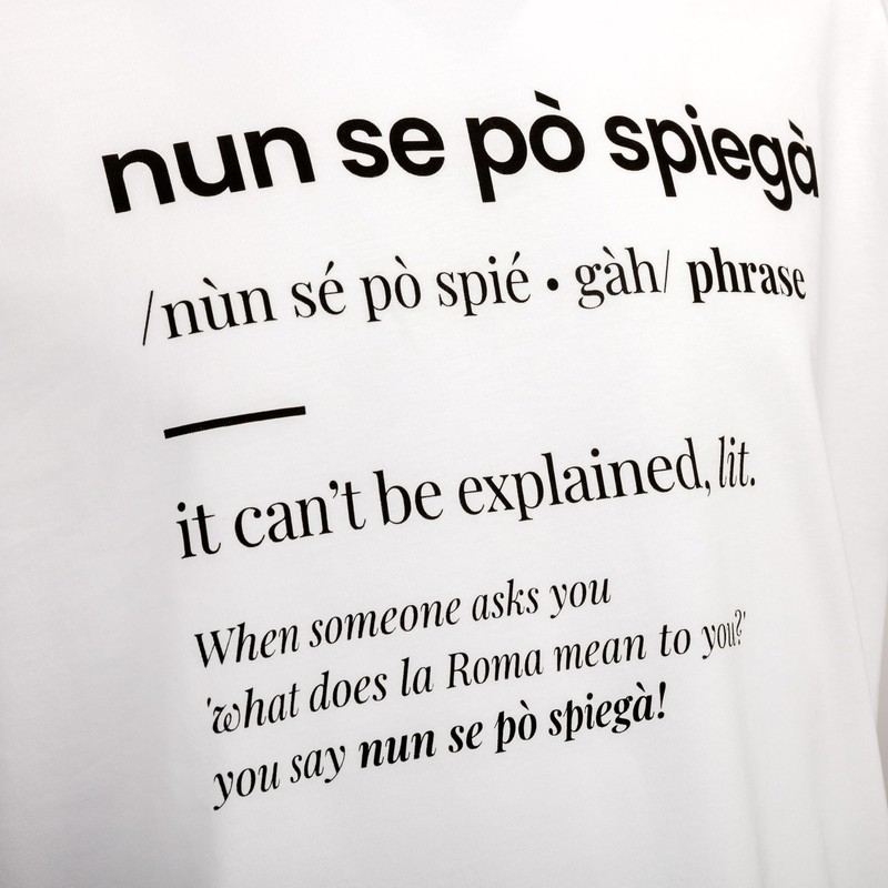 AS Roma T-Shirt Nun Se Pò Spiegà - XL