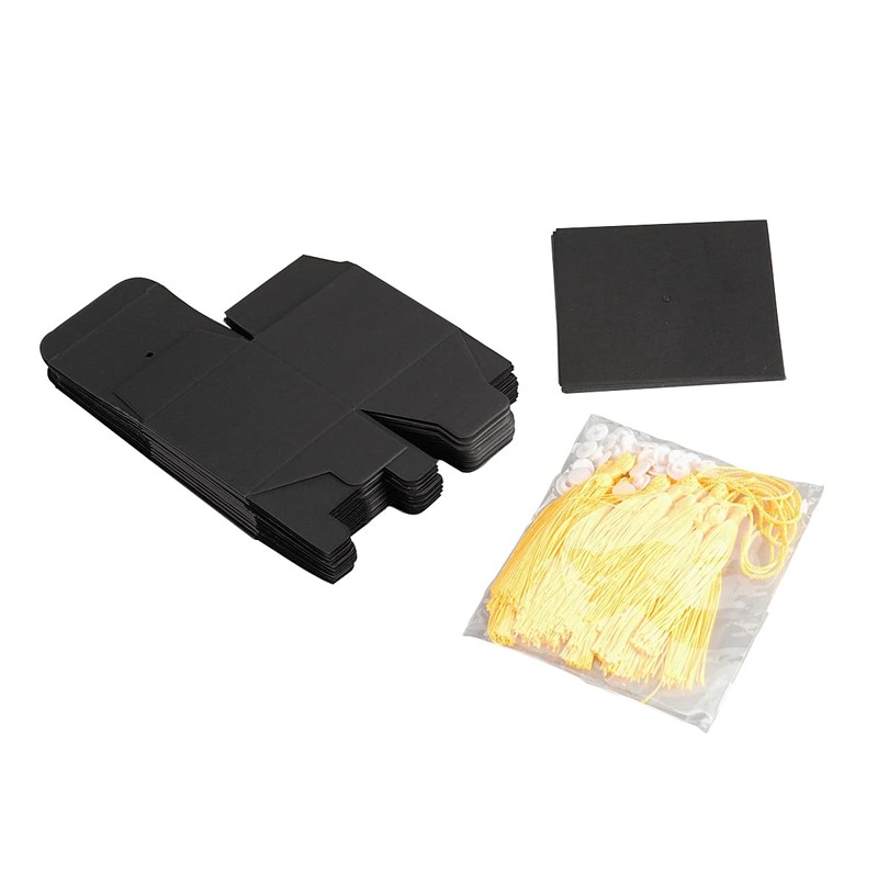 BinaryABC Graduation Candy Boxes Party Favors,Graduation Cap Gift Box with