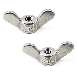 304 Stainless Steel Wing Nut Set M4 Butterfly Nut Hand Twist Fasteners Hardware 20PCS