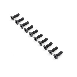 Team Losi TLR255038 Flat Head Screws M6 x 20mm (10) RC Vehicle Parts