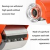 DIYAREA Upgraded Debarking Tool for Logs,Chainsaw Log Debarker,Log Peeler with