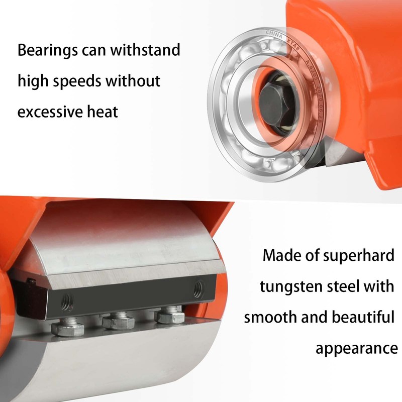 DIYAREA Upgraded Debarking Tool for Logs,Chainsaw Log Debarker,Log Peeler with
