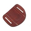 Handmade Sheath Vintage Pancake Design Folding Blade Pocket Buck 110