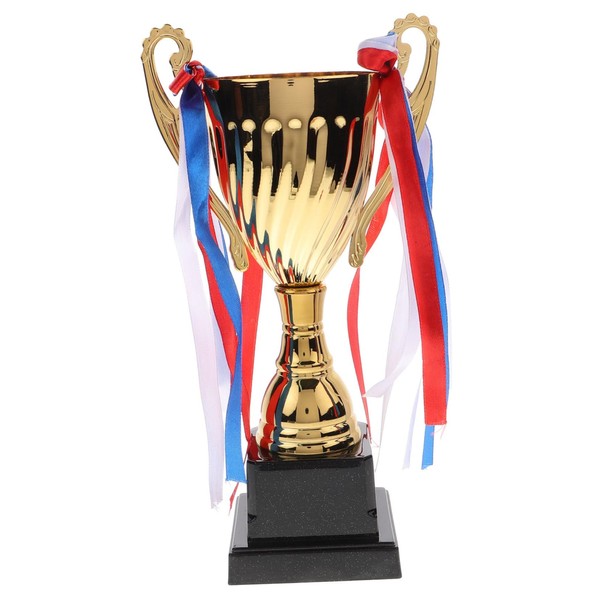 STOBOK Reward Trophy Cup Large Metal Award Trophy Achievement Gold