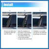 A ABSOPRO Pair Windshield A-Pillar Trim Panel for Ford Flex