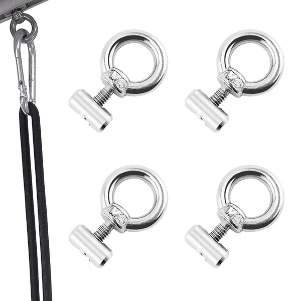 Pack of 4 Piping Stopper, Awning Stopper, Stainless Steel, Piping