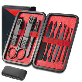 Nail Clipper Set, Manicure Set Personal care - Nail Clipper Kit Luxury Manicure 10 In 1 Professional Pedicure Set Grooming kit Gift for Men Husband Boyfriend Parents Women Elder Patient Nail Care