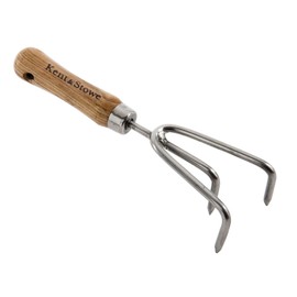 Kent & Stowe - Stainless Steel Garden Life Hand 3-Prong Cultivator, FSC®