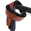 Reversible Belt Strap Without Buckle Replacement Genuine Leather Dress Belt