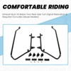 ECOTRIC Saddle Bag Conversion Brackets Support Guard Compatible with Harley