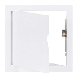 20x20 cm / 8x8 inch White Metal Access Panel - Access Door with Touch Latch Lock