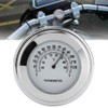 Bike Handlebar Clock Handlebar Thermometer, 1In 7/8In Handlebar Mount Thermometer