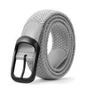 JASGOOD Braided Canvas Stretch Belt Elastic Casual Belt for Men,Women,Junior