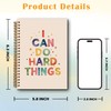 JINYO I Can Do Hard Things Inspirational Notebook, Motivational Positive