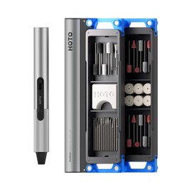 HOTO SNAPBLOQ™ R-A04 Mini Cordless Rotary Tool Kit, Powerful Engraving Pen, 22000 RPM Variable Speed, 38 Accessories, Ideal for 3D Printer Sanding, Polishing, Drilling, Carving, DIY Crafts