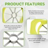 FHBHJNATC Apple Slicer, Apple Corer, Apple Slicer, Apple Slicer, Pack