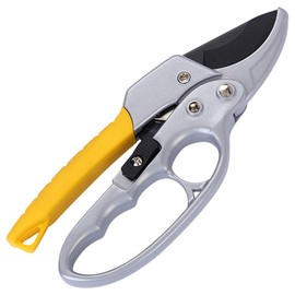 life_mart Ratchet Type Pruning Shears for Gardening Gardening Pruning Shears Cutting Capacity 0.7 inches (20 mm) with Safety Lock