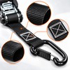 Ratchet Tie Down Straps for Cargo Securing – 4-Pack Heavy-Duty