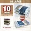 Vacuum Storage Bags, 10 Large Space Saver Vacuum Seal Bags,