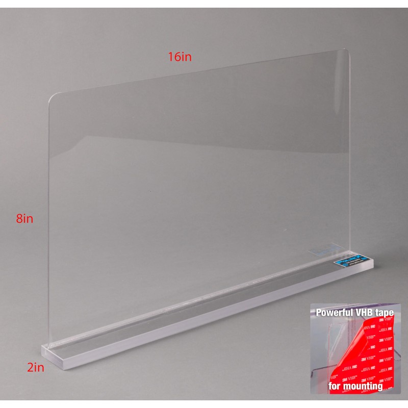 Poltex Sink Splash Guard (Splash Guard-8x16in) (HB Tape)