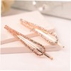 Mikinona 6pcs U-shaped Rhinestone Bobby for Women Stylish Hair Clamps