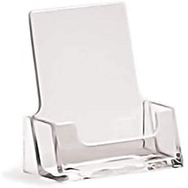 Taymar Business Card Holder in Portrait Format, Transparent, Pack of 10