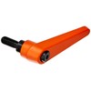 Halder 24400.0341 Adjustable Clamping Lever, Orange, D1 = 18 mm/D2 – M8/L1 = 20 mm
