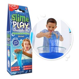 Slime Play Blue from Zimpli Kids, Magically turns water into gooey, colourful slime, Early Development & Activity Toy for Children, Educational Gift for Boys & Girls